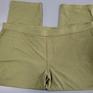 No Nonsense Olive Capri Jeggins - Size XXL